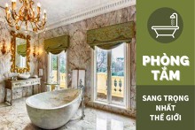 Chiêm ngưỡng 7 phòng tắm sang trọng nhất thế giới khiến ai cũng ‘xuýt xoa’