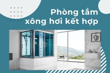 Phòng tắm xông hơi kết hợp và những điều cần biết khi thiết kế tại gia