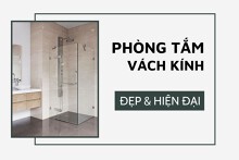 Tham khảo các mẫu phòng tắm vách kính đẹp năm 2022