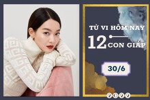 Tử vi hàng ngày hôm nay của 12 con giáp 30/6/2022: Mùi tài lộc dồi dào, Mão sức khỏe sa sút