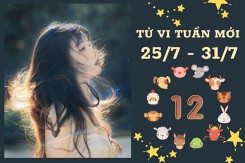 Tử vi tuần mới của 12 con giáp 25/7-31/7: Dần sự nghiệp tăng tiến, Hợi tài lộc trắc trở