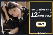 Tử vi hàng ngày hôm nay của 12 con giáp 28/7/2022: Sửu tài lộc bình ổn, Mùi tình cảm bất ổn