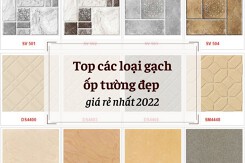Top các loại gạch ốp tường đẹp giá rẻ nhất 2022