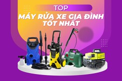 Top máy rửa xe gia đình tốt nhất, đáng lựa chọn năm 2022
