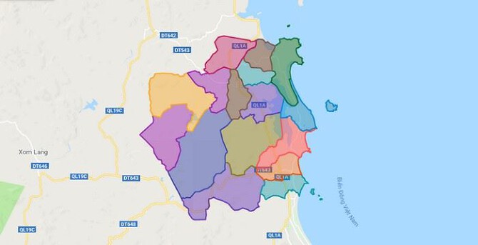 Quy hoạch giao thông huyện Tuy An mới nhất