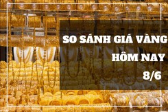 So sánh giá vàng hôm nay 8/6: Vàng trong nước đảo chiều tăng 30.000 - 300.000 đồng/lượng