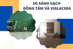 So sánh gạch Đồng Tâm và Viglacera có điểm giống và khác nhau nào?