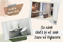 So sánh thiết bị vệ sinh Inax và Viglacera: Điểm nổi bật và hạn chế cần biết