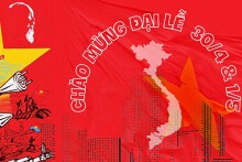 Những mẫu băng rôn 30/4 và 1/5 mới nhất năm 2022