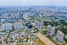 Thị trường bất động sản TP HCM trầm lắng một phần do siết tín dụng