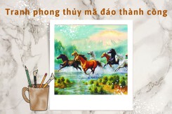Người tuổi gì, mệnh nào hợp với tranh phong thủy mã đáo thành công?