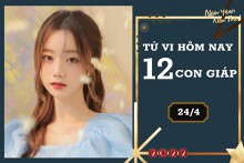 Tử vi hàng ngày hôm nay 24/4 của 12 con giáp: Dần sự nghiệp suôn sẻ, Thân gia đạo chưa yên