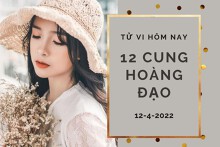 Tử vi hôm nay (12/4/2022) của 12 cung hoàng đạo: Ma Kết gặp trở ngại, Bọ Cạp công việc suôn sẻ