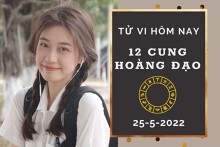 Tử vi hôm nay của 12 cung hoàng đạo ngày 25/5/2022: Cự Giải tài lộc tổn thất, Thiên Bình sự nghiệp hanh thông