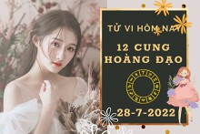 Tử vi hôm nay của 12 cung hoàng đạo ngày 28/7/2022: Bạch Dương sự nghiệp gặp vận may, Bọ Cạp tài lộc bấp bênh
