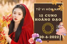 Tử vi hôm nay của 12 cung hoàng đạo ngày 30/6/2022: Xử Nữ tài lộc không tệ, Bảo Bình công việc từng bước đi lên