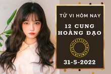 Tử vi hôm nay của 12 cung hoàng đạo ngày 31/5/2022: Song Tử tình cảm tốt đẹp, Ma Kết tài lộc ảm đạm