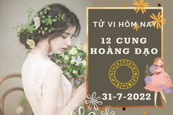 Tử vi hôm nay của 12 cung hoàng đạo ngày 31/7/2022: Cự Giải tài lộc rủng rỉnh, Bảo Bình tình cảm buồn phiền đủ chuyện