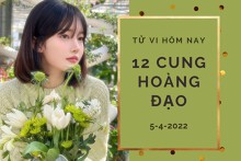 Tử vi hôm nay (5/4/2022) của 12 cung hoàng đạo: Thiên Bình dễ ‘cháy túi’, Ma Kết may mắn về tài chính
