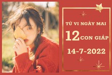 Tử vi ngày mai của 12 con giáp 14/7/2022: Ngọ tài lộc bấp bênh, Tuất công việc gặp sóng gió