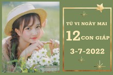 Tử vi ngày mai của 12 con giáp 3/7/2022: Dần ổn định về tài lộc, Thìn tình yêu gặp trở ngại