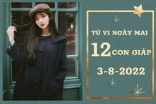 Tử vi ngày mai của 12 con giáp 3/8/2022: Dậu tài lộc được nâng cao, Sửu công việc kém hiệu quả