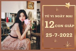 Tử vi ngày mai của 12 con giáp 25/7/2022: Thìn tài lộc không bị giảm sút, Tý tình yêu đẹp