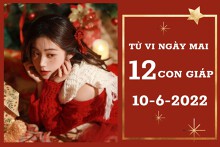 Tử vi ngày mai của 12 con giáp 10/6/2022: Sửu vận tài lộc cao, Thìn tình yêu chia đôi