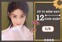 Tử vi hàng ngày hôm nay của 12 con giáp 5/8/2022: Dậu tài lộc kém sắc, Mão sự nghiệp ổn định