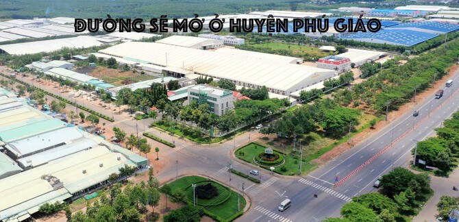 Đường sẽ mở ở huyện Phú Giáo mới nhất