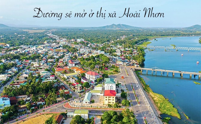 Đường sẽ mở ở thị xã Hoài Nhơn mới nhất