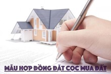 Tham khảo mẫu hợp đồng đặt cọc mua đất mới nhất năm 2022