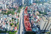 Những khu đất có thể xây thêm công trình cao tầng ở Lê Văn Lương, Lê Văn Lương kéo dài - Bài 2: Đất 300 m mặt tiền quy hoạch cho Handico ở đoạn cầu vượt sang Láng Hạ