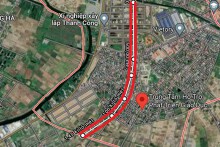 Đường sẽ mở theo quy hoạch ở phường Hiệp An, thị xã Kinh Môn, tỉnh Hải Dương (phần 1)