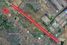 Đường sẽ mở theo quy hoạch ở phường Hiệp Sơn, thị xã Kinh Môn, tỉnh Hải Dương (phần 1)