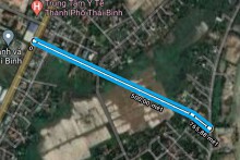 Đường sẽ mở theo quy hoạch ở phường Hoàng Diệu, thành phố Thái Bình, tỉnh Thái Bình (phần 1)
