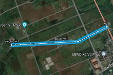 Đường sẽ mở theo quy hoạch ở xã Vũ Phúc, thành phố Thái Bình, tỉnh Thái Bình (phần 1)