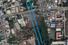 Đường sẽ mở theo quy hoạch ở phường Bình Thắng, TP Dĩ An, tỉnh Bình Dương (phần 7)