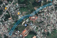 Đường sẽ mở theo quy hoạch ở phường An Thạnh, TP Thuận An, tỉnh Bình Dương (phần 1)
