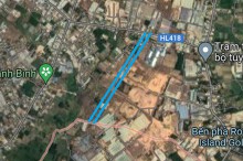 Đường sẽ mở theo quy hoạch ở phường Khánh Bình thị xã Tân Uyên, tỉnh Bình Dương (phần 1)