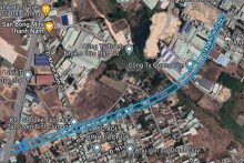 Đường sẽ mở theo quy hoạch ở phường Khánh Bình thị xã Tân Uyên, tỉnh Bình Dương (phần 4)