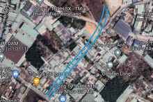 Đường sẽ mở theo quy hoạch ở phường Thái Hòa thị xã Tân Uyên, tỉnh Bình Dương (phần 1)