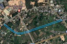 Đường sẽ mở theo quy hoạch ở phường Uyên Hưng, thị xã Tân Uyên, tỉnh Bình Dương (phần 3)