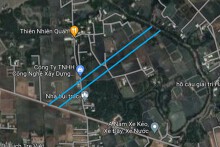 Đường sẽ mở theo quy hoạch ở xã Phú Hữu, huyện Nhơn Trạch, tỉnh Đồng Nai (phần 1)