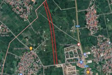 Đường sẽ mở theo quy hoạch ở xã Thanh Vân, huyện Tam Dương, tỉnh Vĩnh Phúc (phần 1)