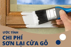 Ước tính chi phí sơn lại cửa gỗ theo bảng giá mới cập nhật năm 2026