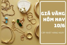 Giá vàng hôm nay 10/6: Đồng loạt quay đầu giảm không quá 200.000 đồng/lượng
