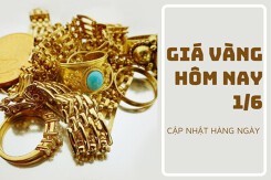 Giá vàng hôm nay 1/6: Đồng loạt giảm từ 100.000 đồng/lượng đến 300.000 đồng/lượng