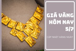 Giá vàng hôm nay 5/7: Vừa đi ngang vừa giảm 50.000 đồng/lượng