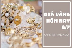 Giá vàng hôm nay 8/7: Biến động trái chiều không quá 100.000 đồng/lượng